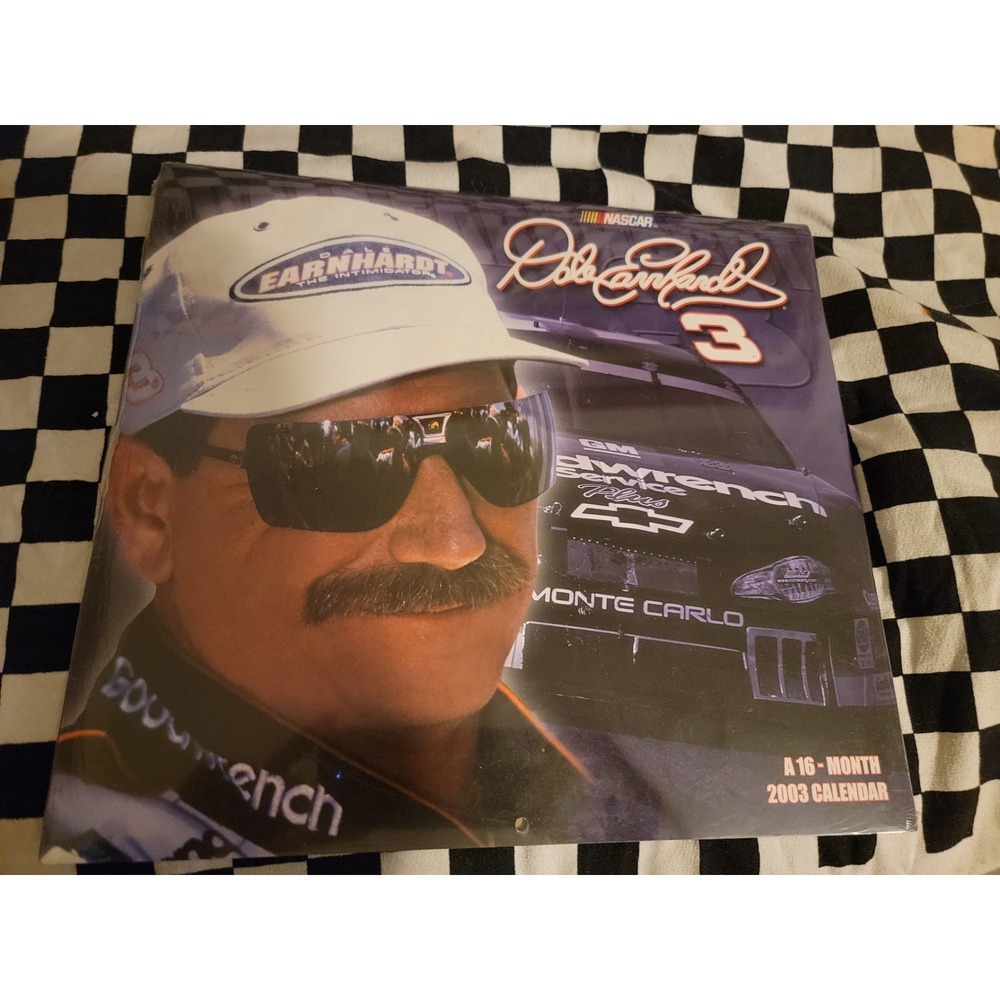 Dale Earnhardt 2003 16-Month Collector Calendar 💀 NEW SEALED 🔥